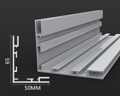 HBMC65-50超薄兩用卡布燈箱鋁型材