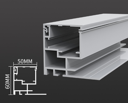 HBMA50-60正面開啟拉布燈箱鋁型材